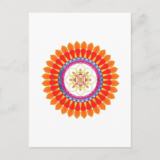 Elegant Boho Envelope  Postcard (Front)