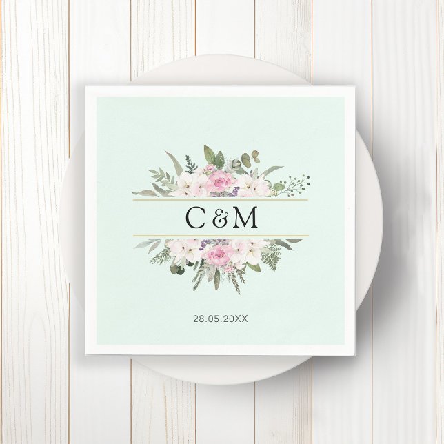 Elegant Boho Floral    Napkins (Creator Uploaded)