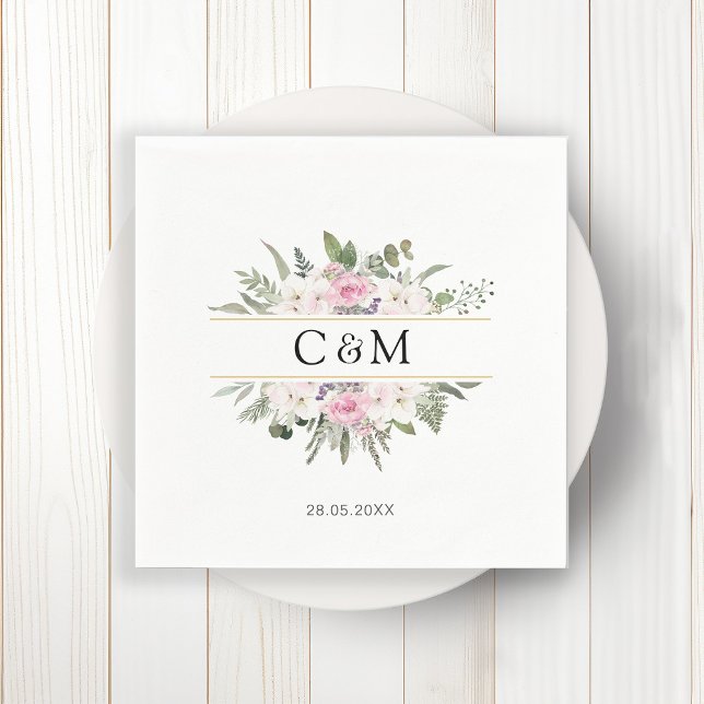 Elegant Boho Floral   Napkins (Creator Uploaded)