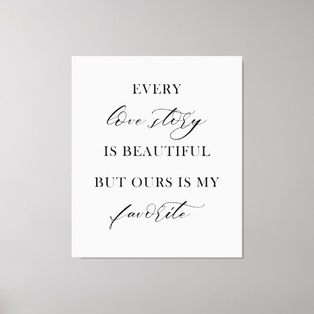 Elegant Boho Floral Wedding Tapestry Backdrop  Canvas Print (Front)