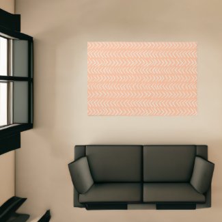 Elegant Boho Minimal Doodle Arrows Peach Fuzz