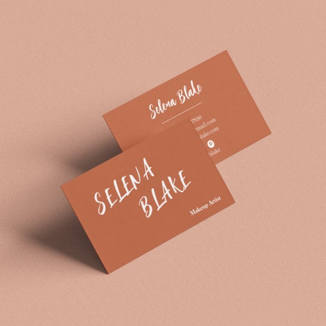 Elegant Boho Minimalist – Trendy Chic Aesthetic  Business Card (Creator Uploaded)