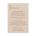 Elegant Boho Terracotta Modern Wedding Details