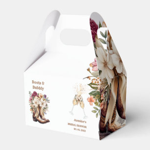 Elegant Boho Western Cowboy Bridal Shower Favor Bo Boxes