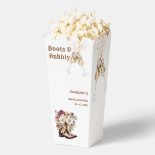 Elegant Boho Western Cowboy Bridal Shower Favor Boxes