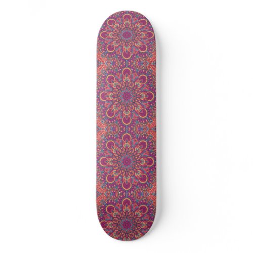 Elegant Boho Yoga Mandala Skateboard