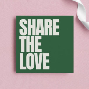 Elegant Bold Green Beige White Salon Referral Card