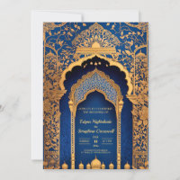 Elegant Bollywood Indians Wedding Invitation