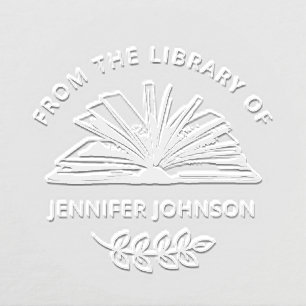Elegant Book Custom Name Library Book Embosser