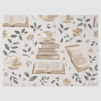 Elegant Book Lovers Tissue Paper