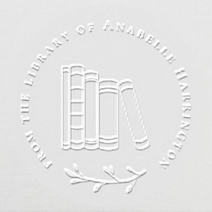 Elegant Books From The Library Of Botanicals Embosser