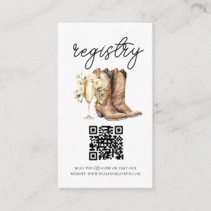 Elegant Boots and Bubbly Bridal Shower Invitation