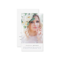 Elegant Border | Photographer Vertical Business Card Elegant Border | Photographer Vertical Business Card