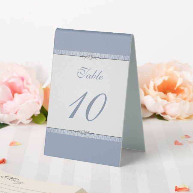 Elegant Border  Table Tent (In SItu (Wedding))