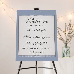 Elegant Border Wedding Foam Board