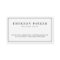 Elegant border white modern minimalist custom logo