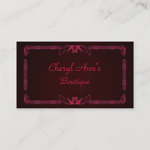 Elegant Bordered Business Card