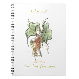 Elegant Botanical Bird Notebook