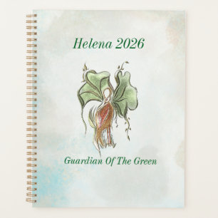 Elegant Botanical Bird Planner