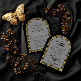 Elegant Botanical Butterflies Motivational Quote Invitation