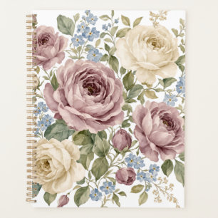 Elegant Botanical "Daily Planner" Planner