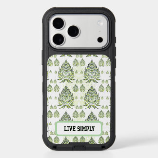 Elegant Botanical Fern Leaf Seamless Pattern iPhone 17 Pro Max Case