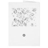 Elegant Botanical File Folder Set Cards (Back)