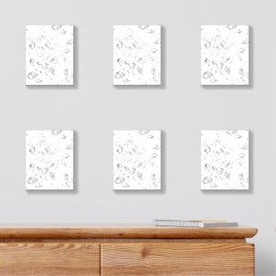 Elegant Botanical File Folder Set Foam Core Photo Tile