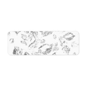 Elegant Botanical File Folder Set Label