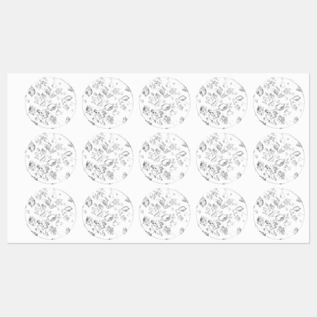 Elegant Botanical File Folder Set Labels (Sheet)