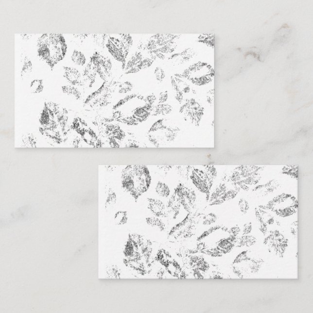 Elegant Botanical File Folder Set Loyalty Card (Front/Back)