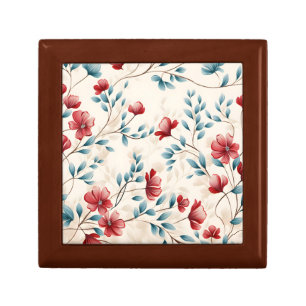 Elegant Botanical Floral Branch Gift Box