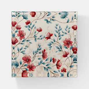 Elegant Botanical Floral Branch Paperweight