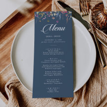 Elegant Botanical Floral Calligraphy Wedding