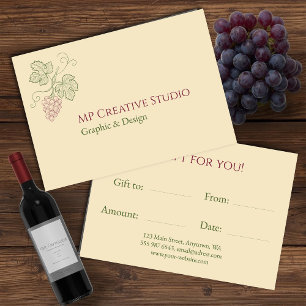 Elegant Botanical Grapevine Design