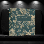 Elegant Botanical | Green and Gold Photo Album 3 Ring Binder<br><div class="desc">Sophisticated delicate floral linework bouquet arrangement with roses and accent flowers embellished by botanical laurel in a beautiful copper rose gold outline. From the "Boho Bloom" collection,  this gorgeous layout features metallic bouquet and eucalyptus. For customizations or other colors,  please visit JustFharryn @Zazzle.com #bohochic #zazzlemade</div>