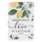 Elegant Botanical Lemon Made with Love Limoncello 