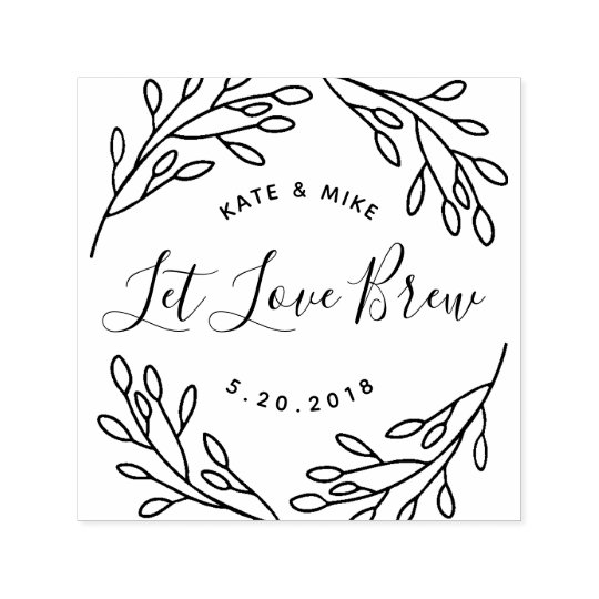 Heart Stamp Invitation Cards Custom Rubber Personalized Self Inking Round Wedding Love Greeting Paper Party Supplies Heart Stamp Invitation Cards