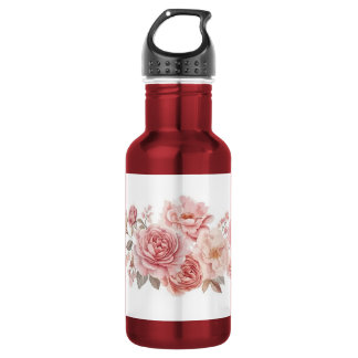 Elegant Botanical Scented Candle Gift Stainless Steel Water Bottle