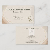 Elegant Botanical Small Business Minimalist