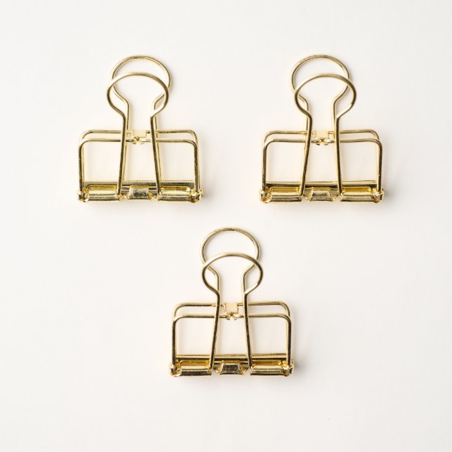 Elegant Botanical Wedding Menu Poster (Gold Mounting Clips)