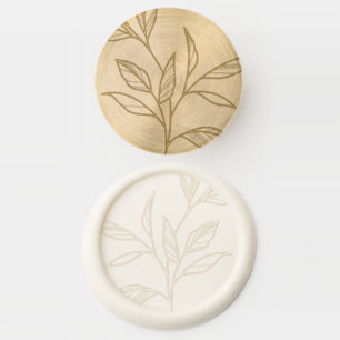Elegant Botanical Wedding Stationary Wax Seal Stamp