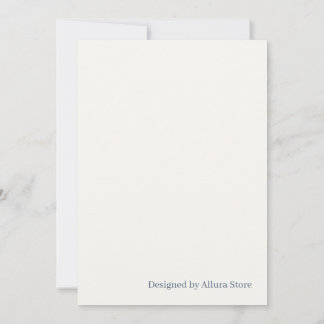 Elegant Botanical Wedding Thank You Card