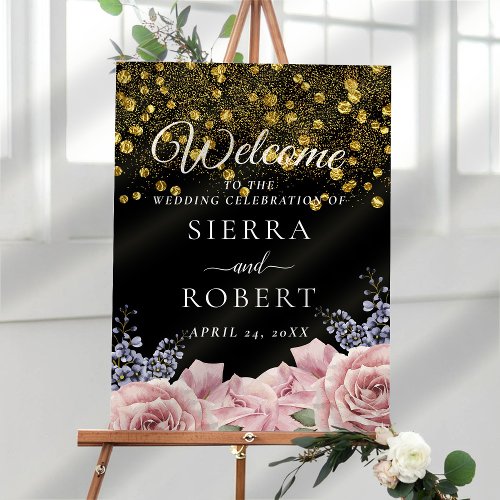 Elegant Botanical Wedding Welcome Sign
