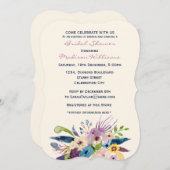 Elegant Bouquet Bridal Shower Invitation (Front/Back)