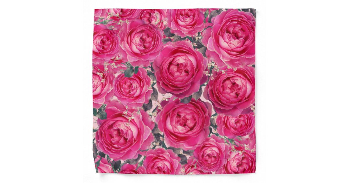 Elegant Bouquet of Roses Bandana | Zazzle