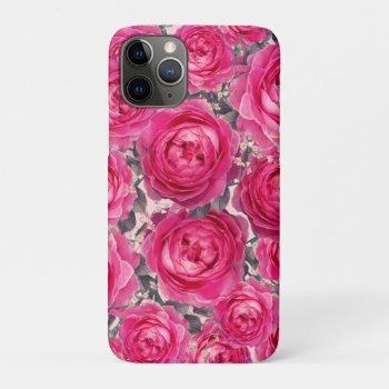 Elegant Bouquet Of Roses  Iphone 11 Pro Case by DesignByLang at Zazzle