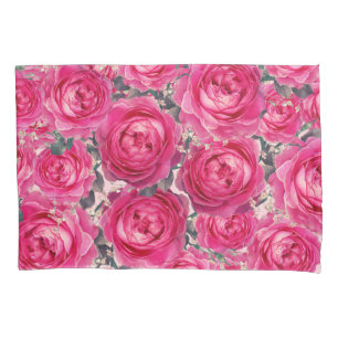 Elegant Bouquet of Roses Pillow Case