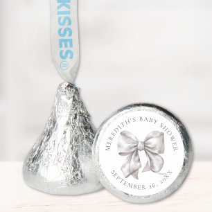 Elegant Bow Baby Shower Hershey®'s Kisses®
