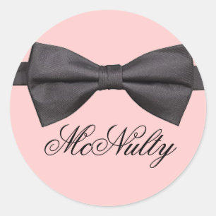 Elegant Bow Tie Labels